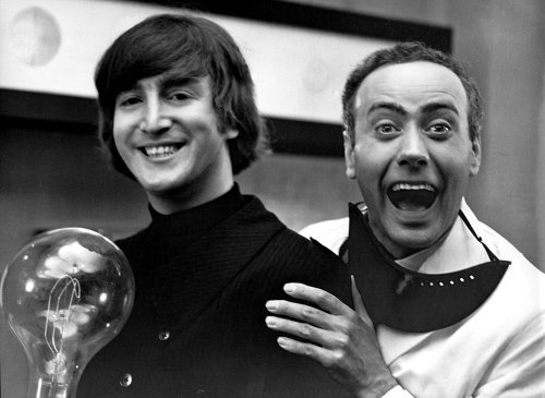 John Lennon and Victor Spinetti