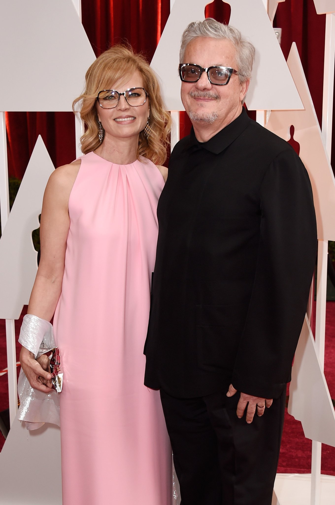 Mark Mothersbaugh and Anita Greenspan at event of The Oscars (2015)