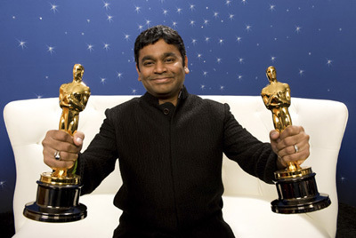 Oscar® Winner A.R. Rahman backstage during the live ABC Telecast of the 81st Annual Academy Awards® from the Kodak Theatre, in Hollywood, CA Sunday, February 22, 2009.