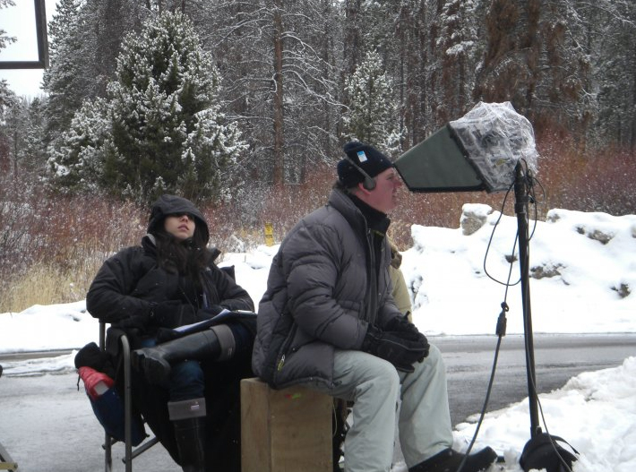 On Location at Keystone Resort in Colorado Shooting The Dog Who Saved Christmas Vacation-March 2010