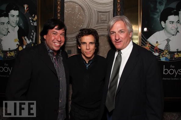 Gregg Sherman, Ben Stiller and Jeffrey C. Sherman at the premiere of 