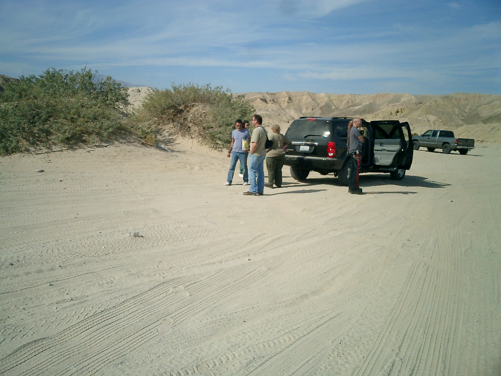 In Palm Dessert scouting for stunt sequence area on 