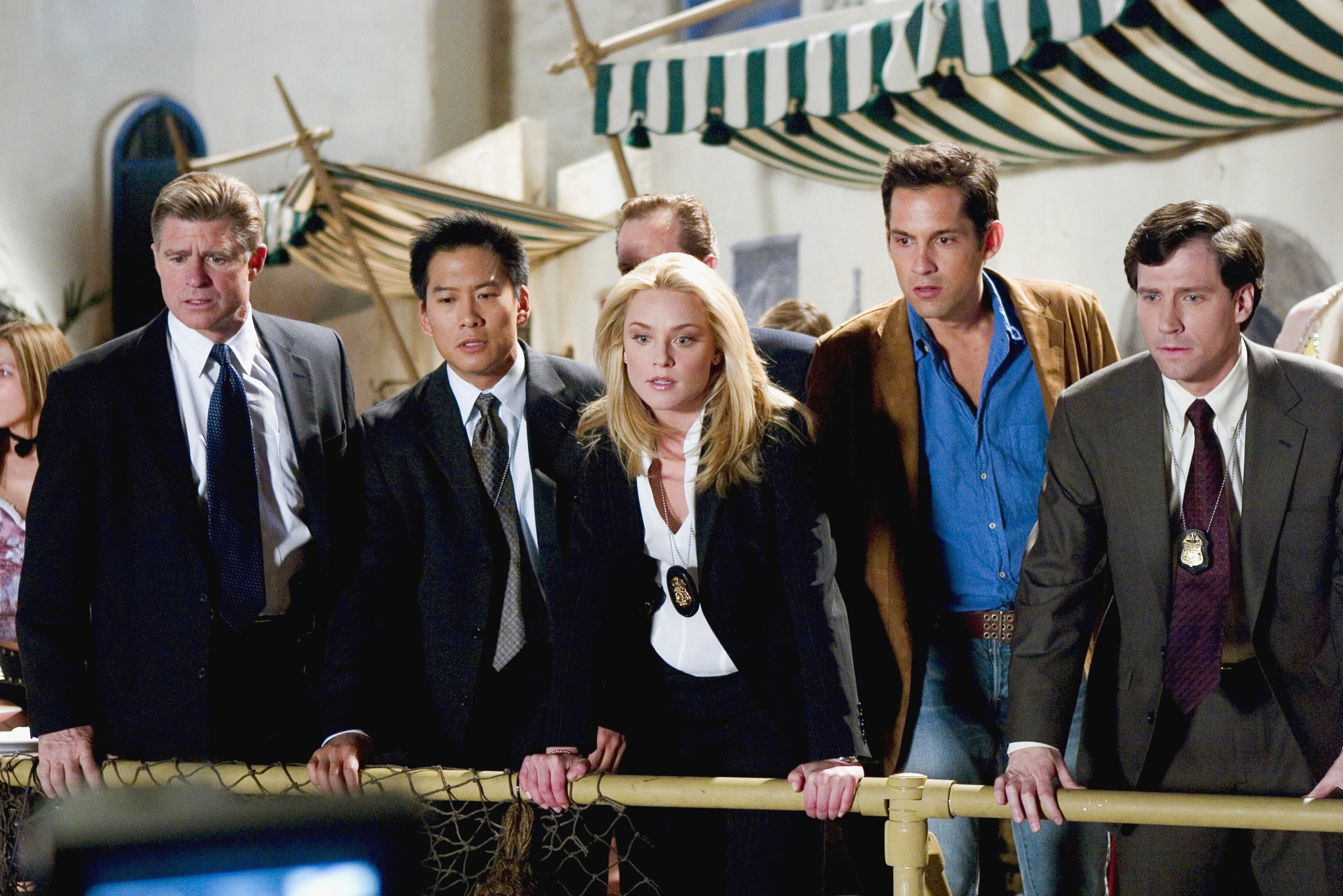 Still of Treat Williams, Enrique Murciano, Vic Chao and Brian Shortall in Miss Congeniality 2: Armed and Fabulous (2005)