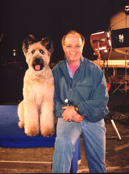 Reg Tupper on set with Cho Cho in Unleashed (2001)