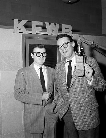 Steve Allen & Disc Jocky for KFWB Radio L.A, Ca., 2-11-58.