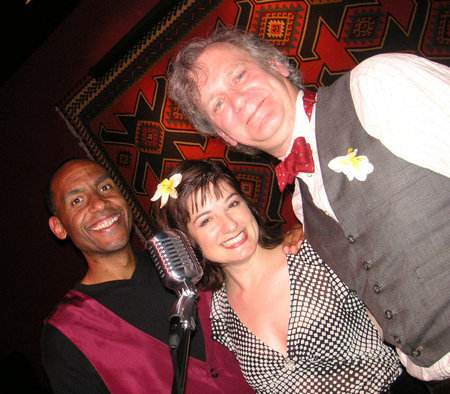 THE BLACK ORCHID TRIO (Greg Bowden - bass; Hope Levy - chanteuse; David Bickford - piano)