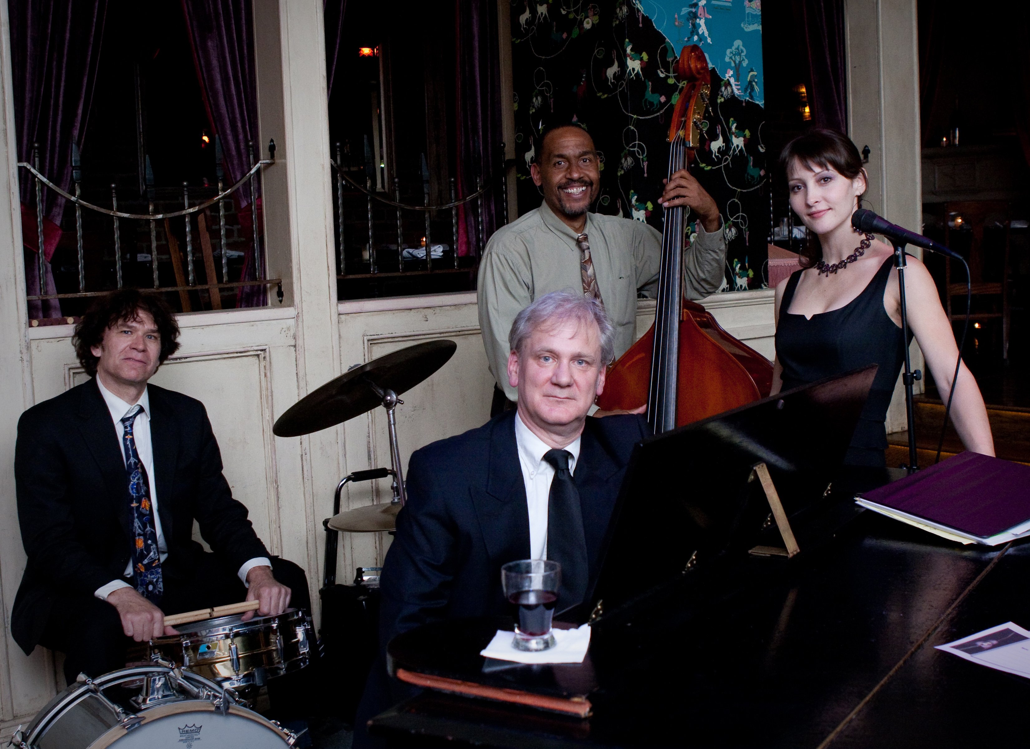 The Black Orchid Trio - David Bickford (piano), Jay Hilt, Greg Bowden & Rebecca Larsen