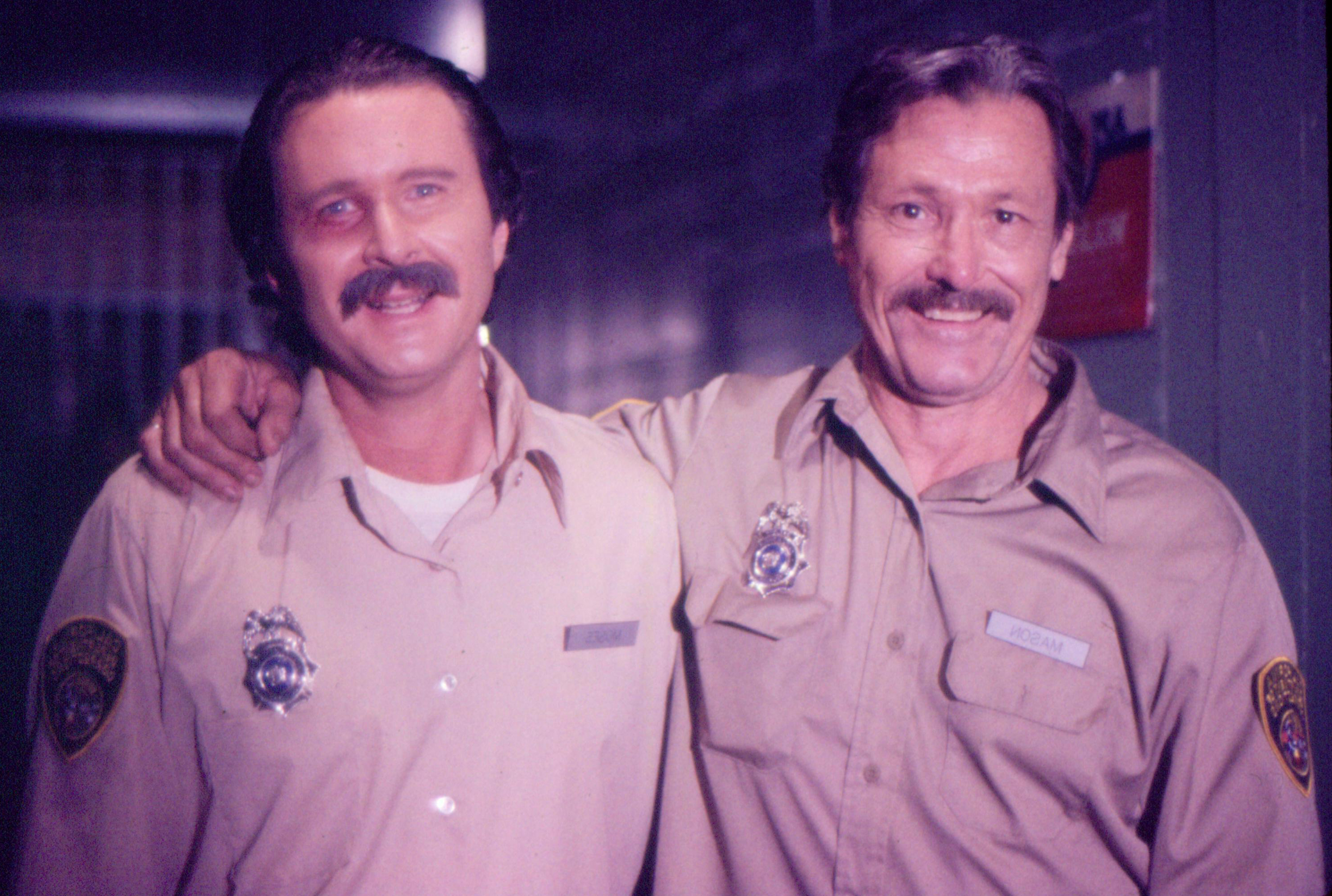 Ronnie Hadar and Bill Smith on the set of the feature film 