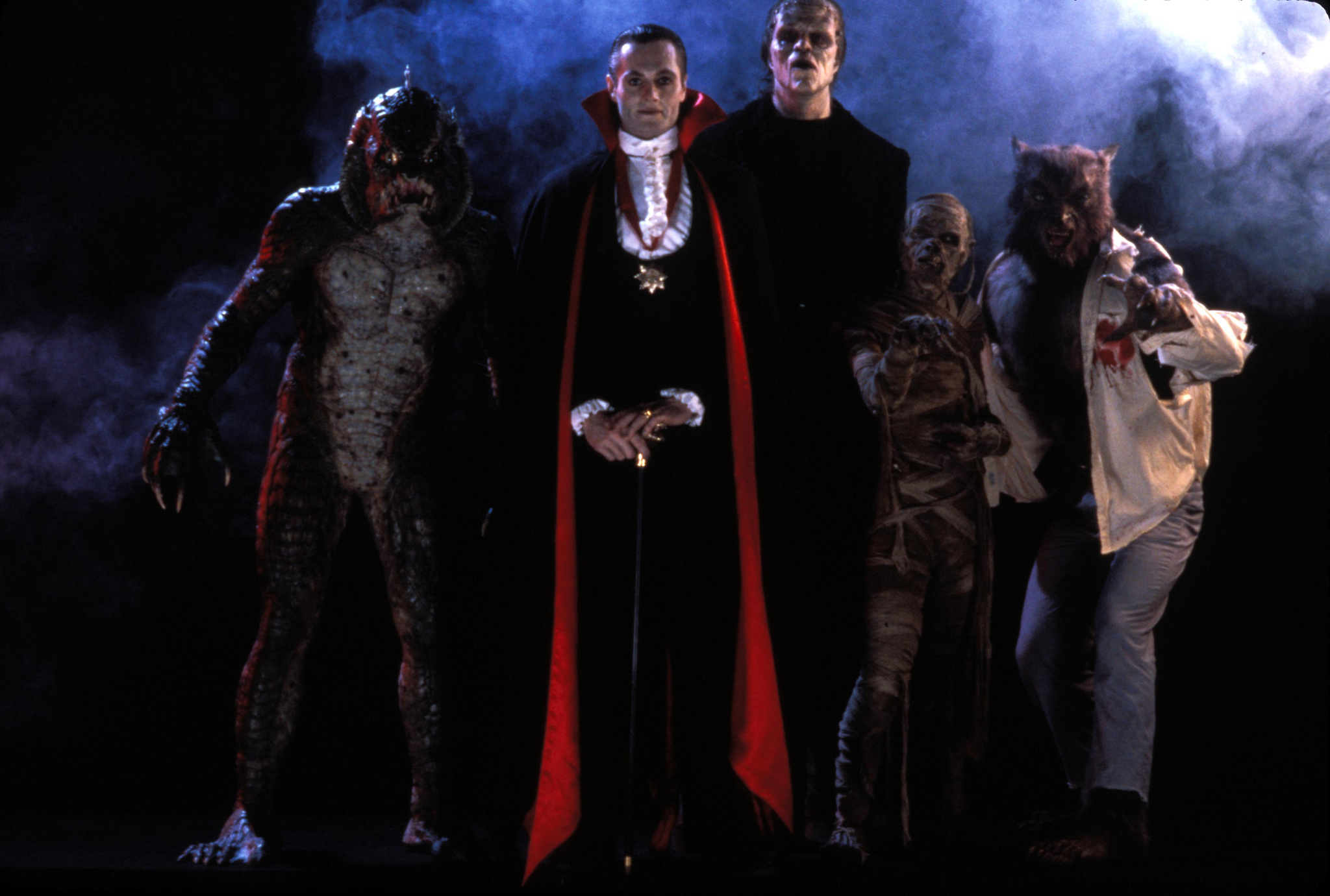 Still of Tom Noonan, Michael Reid MacKay, Duncan Regehr, Carl Thibault and Tom Woodruff Jr. in The Monster Squad (1987)