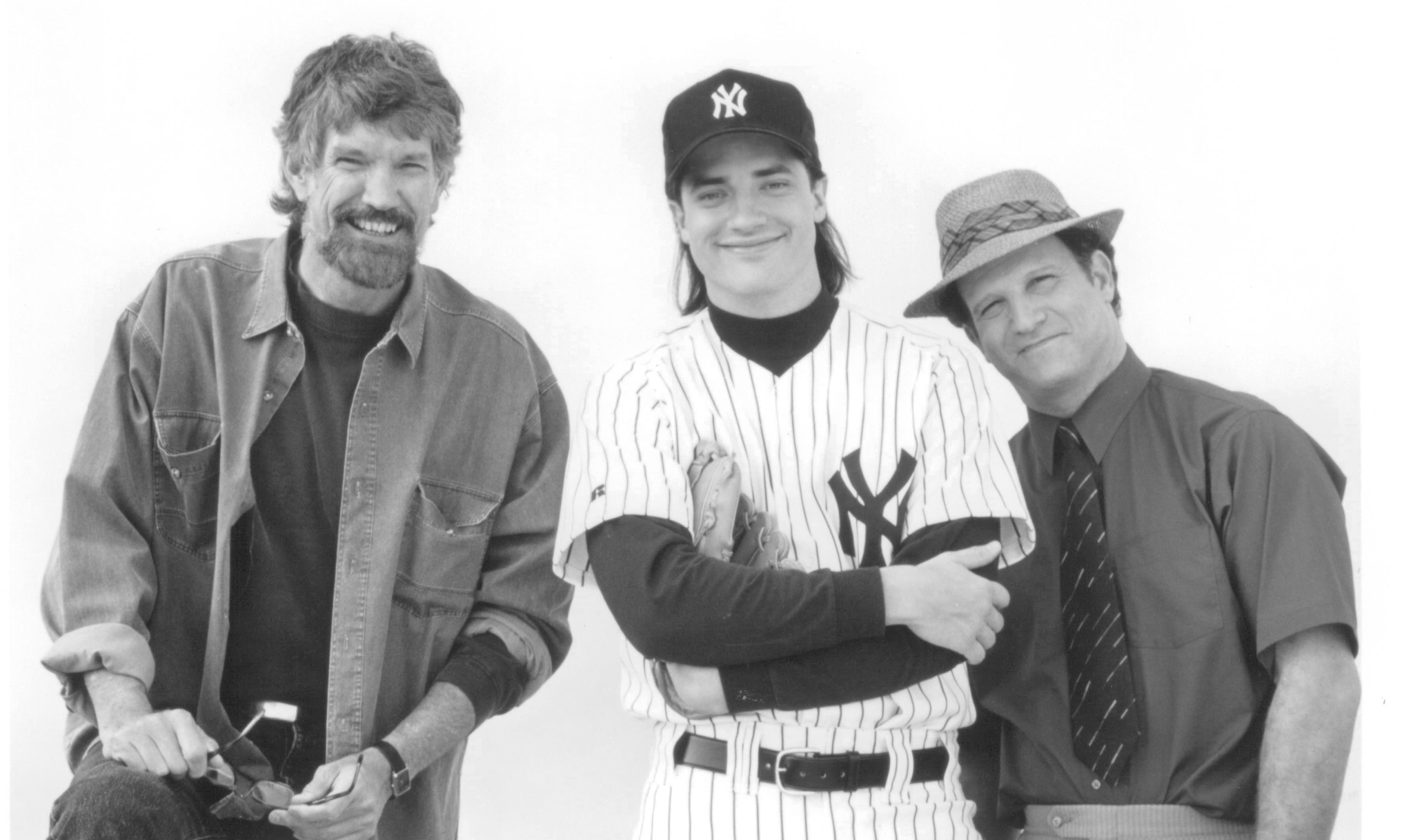 Still of Brendan Fraser, Albert Brooks and Michael Ritchie in The Scout (1994)