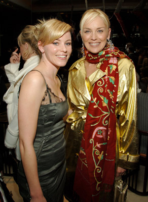 Sharon Stone and Elizabeth Banks at event of Basic Instinct 2 (2006)
