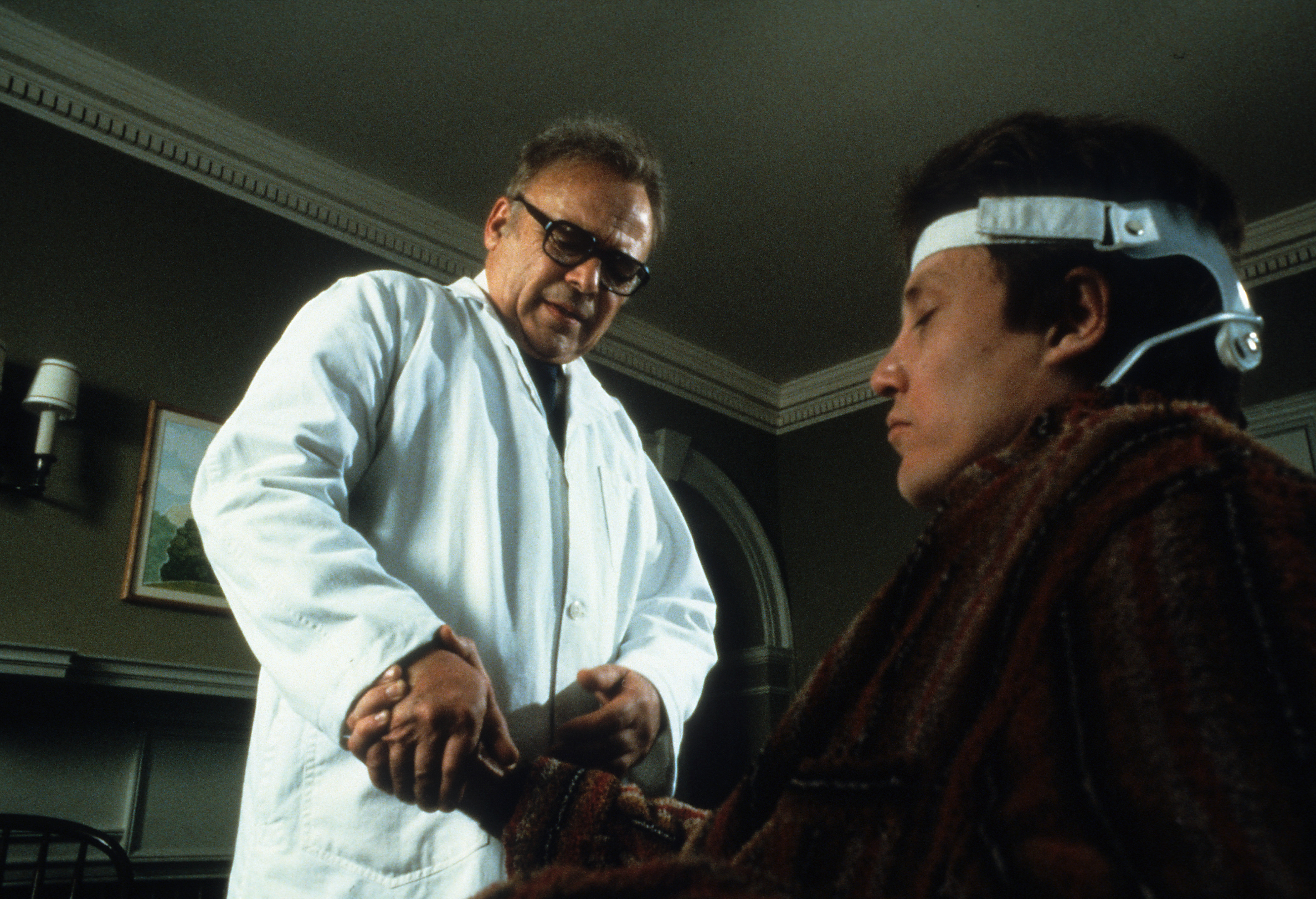 Still of Christopher Walken and Herbert Lom in The Dead Zone (1983)