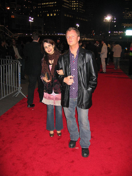 Tribeca 2004 - Opening Night Gala. From l. to r. are: Marcelina Willis and Blaine Pate.
