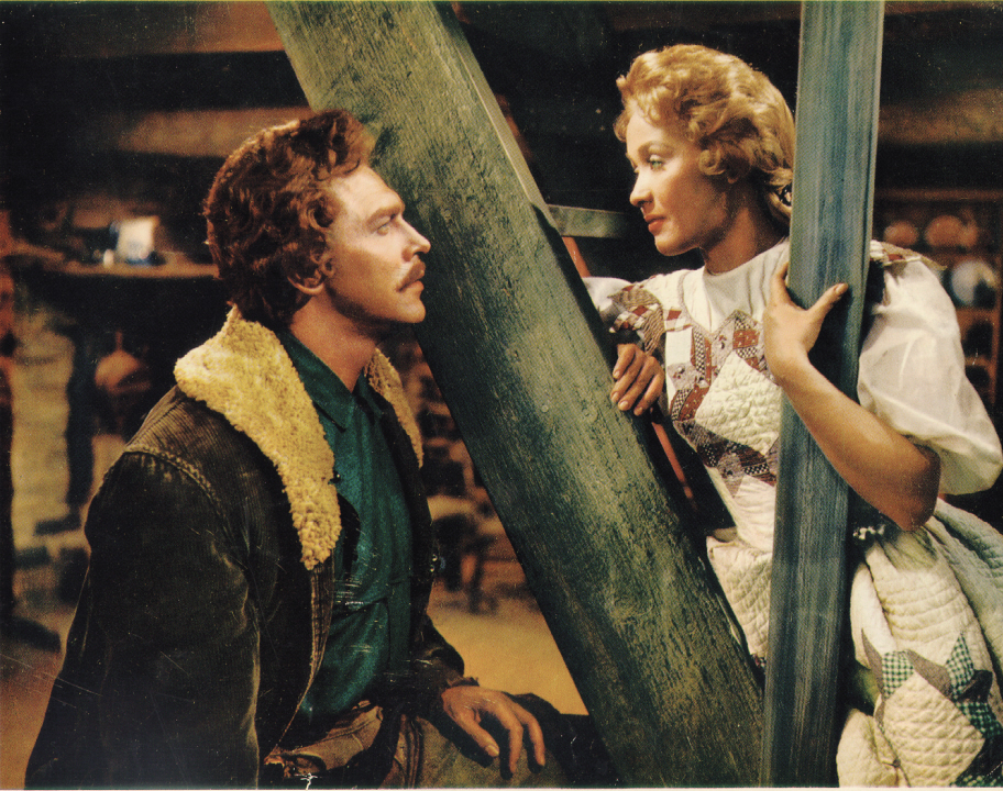 Still of Jane Powell and Howard Keel in Seven Brides for Seven Brothers (1954)