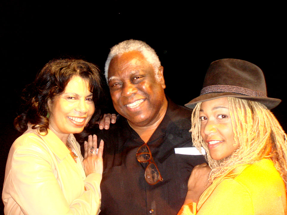 With Samaria Graham and NY theater producer, Woody King