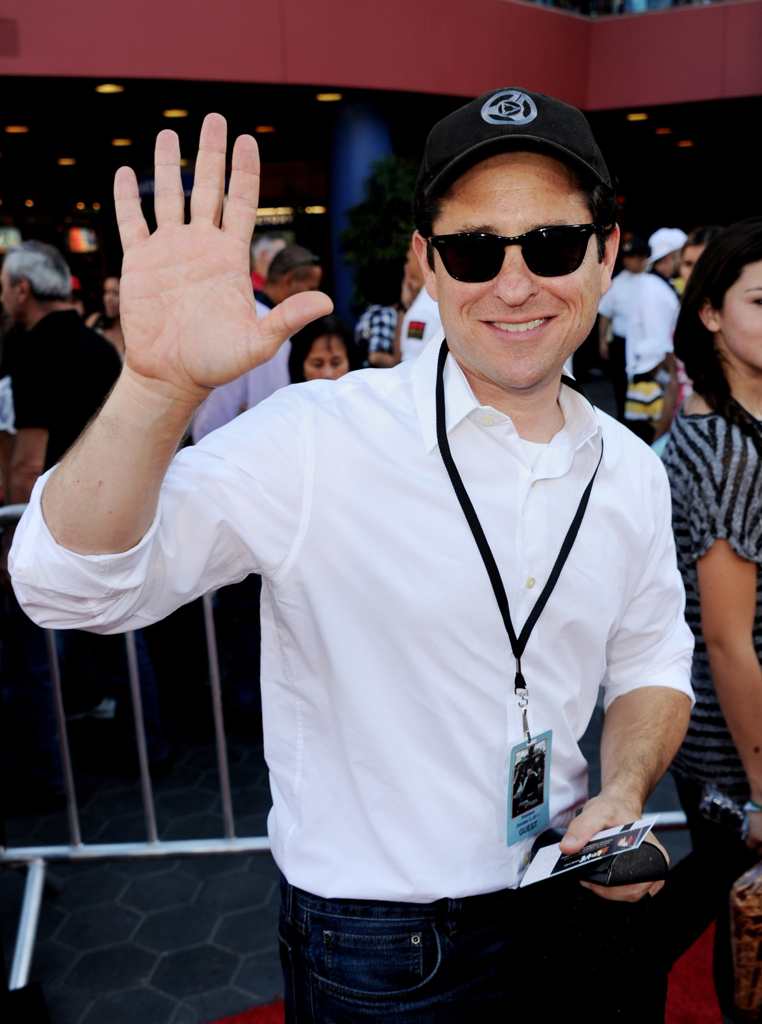 J.J. Abrams at event of Grudintas plienas (2011)