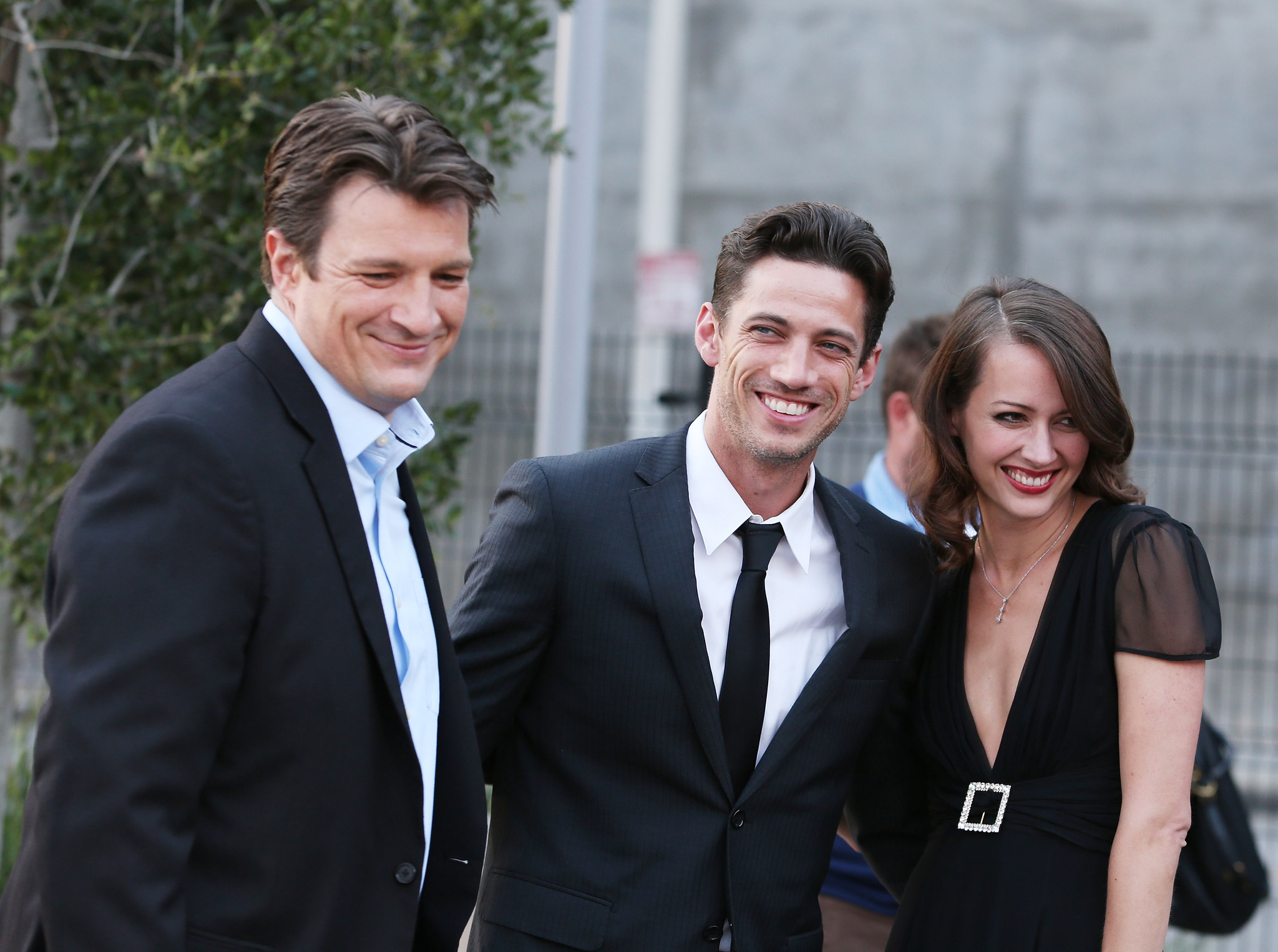 Amy Acker, James Carpinello and Nathan Fillion at event of Much Ado About Nothing (2012)