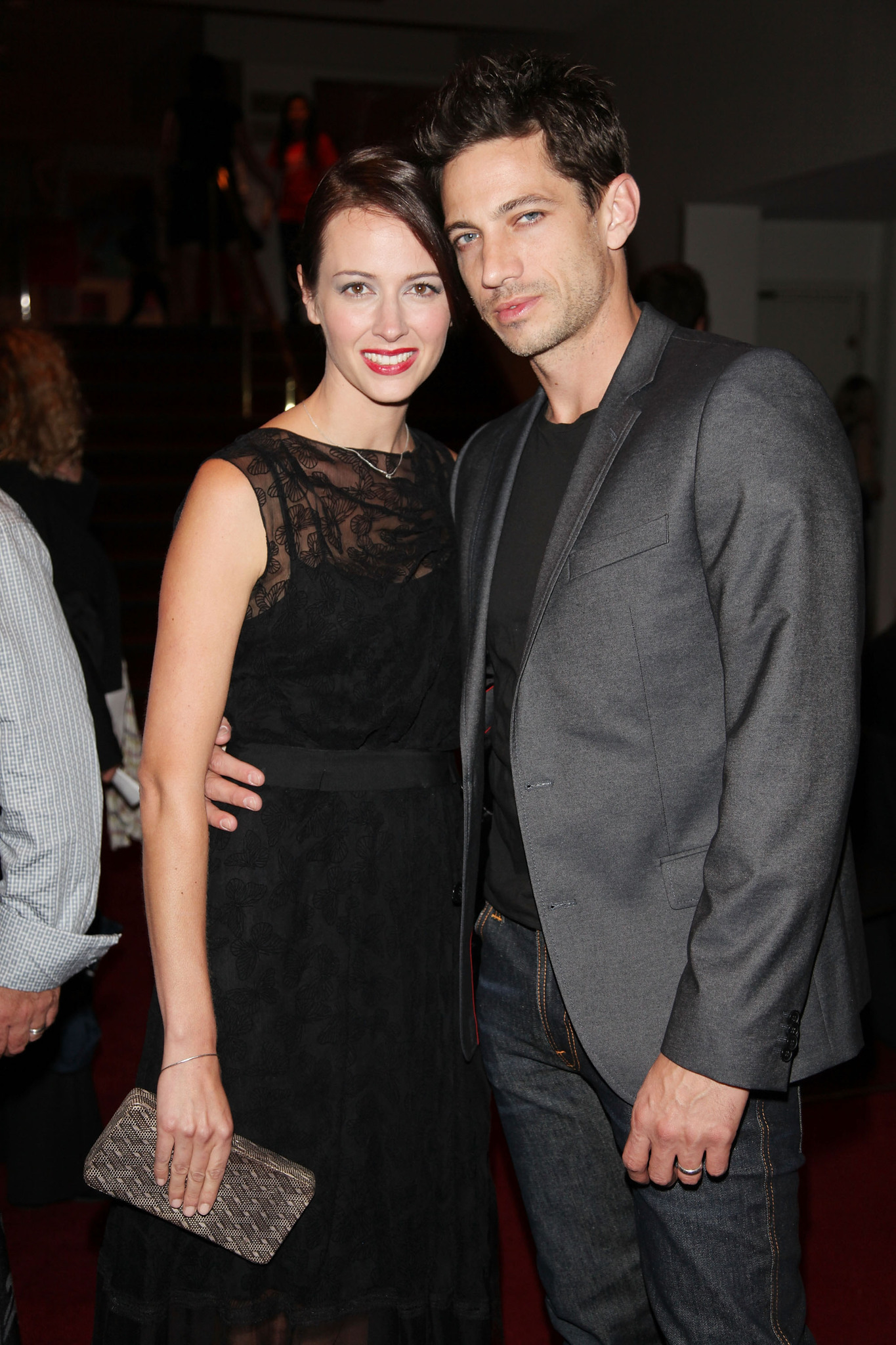 Amy Acker and James Carpinello at event of Much Ado About Nothing (2012)