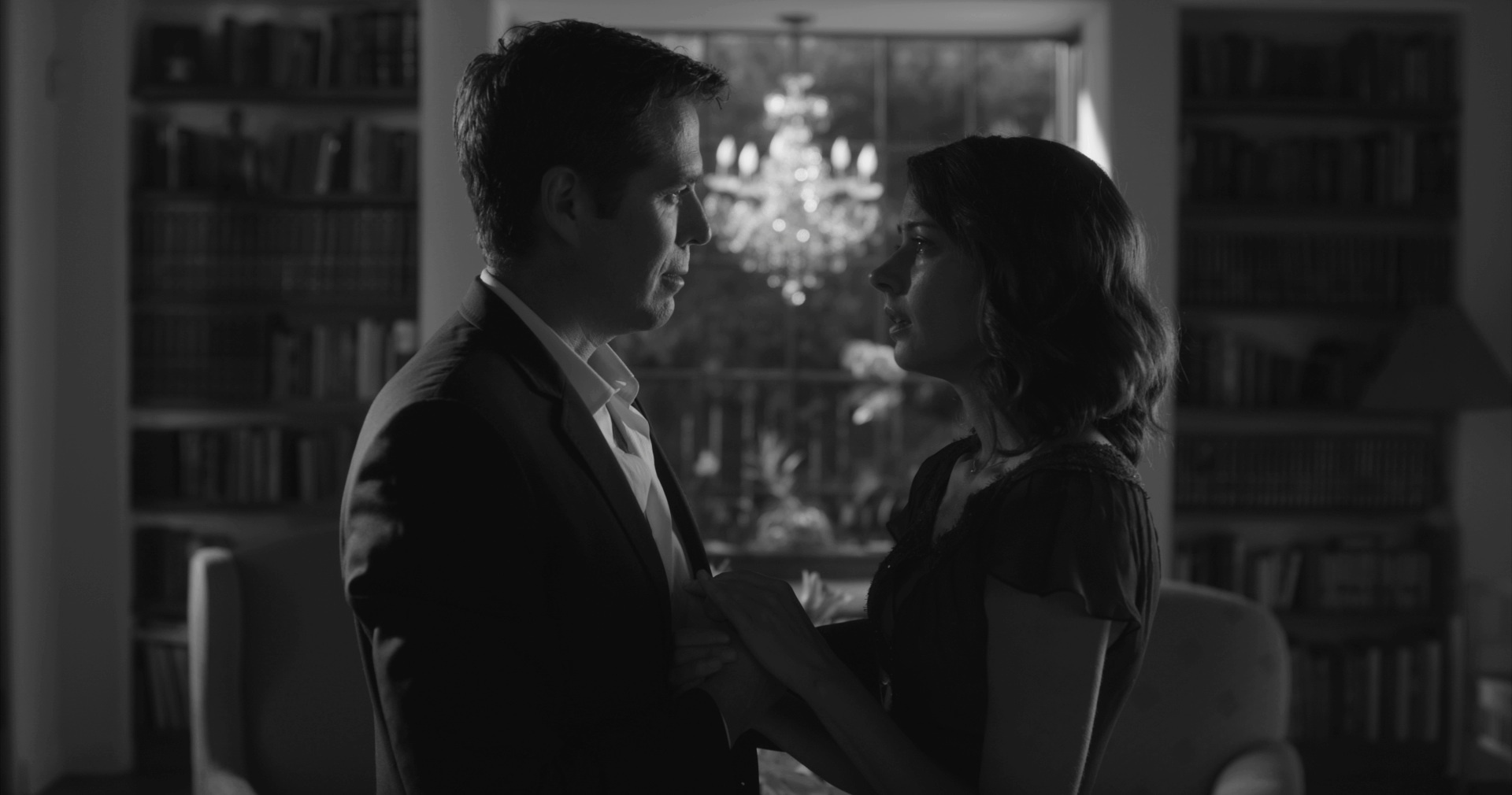 Still of Amy Acker and Alexis Denisof in Much Ado About Nothing (2012)