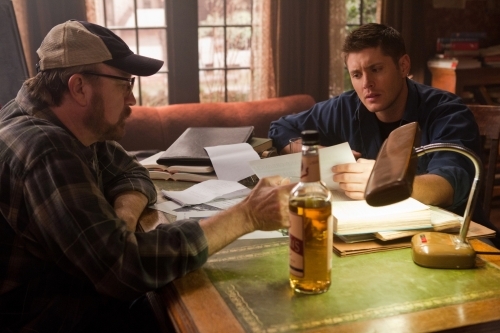 Still of Jensen Ackles and Jim Beaver in Supernatural (2005)