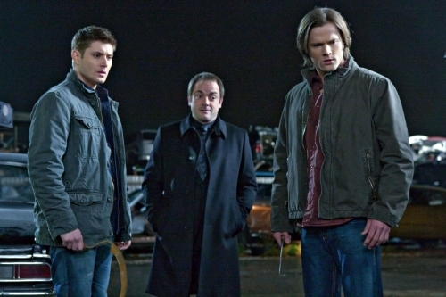 Still of Jensen Ackles and Jared Padalecki in Supernatural (2005)