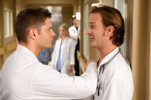 Still of Jensen Ackles and Richard Speight Jr. in Supernatural (2005)
