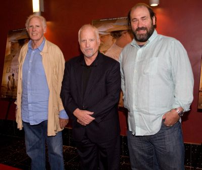 (L-R) Bruce Dern, Richard Dreyfuss, and Daniel Adams at the Hollywood premiere of 