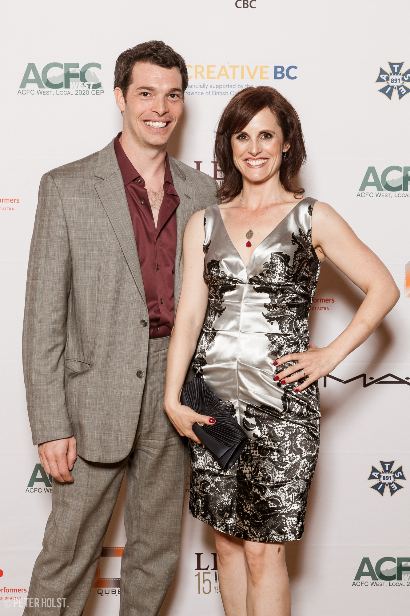 Enid-Raye Adams with husband, Bryce Norman, at the 15th Annual Leo Awards Gala.