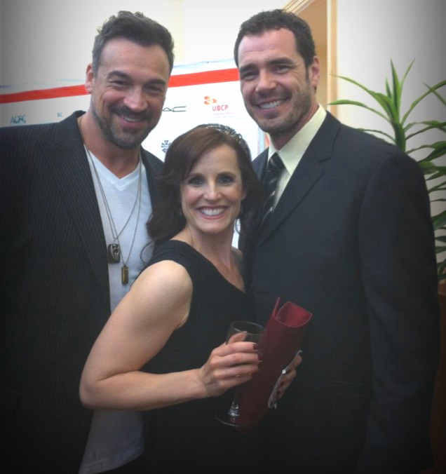 Enid-Raye Adams with Aleks Paunovic and Dan Payne at the 15th Annual Leo Awards Celebration.