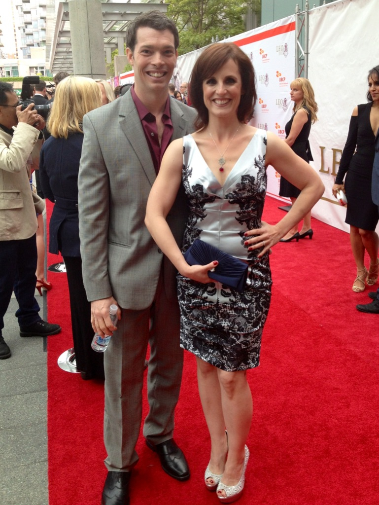 Enid-Raye Adams and husband, Bryce Norman - Red Carpet at the 15th Annual Leo Award Gala.