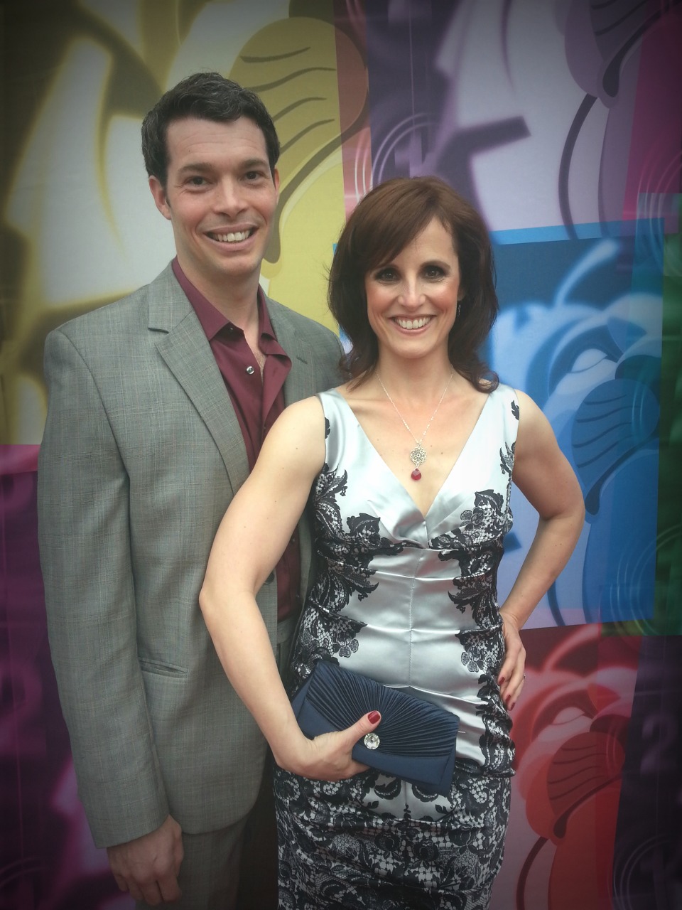 Enid-Raye Adams with husband Bryce Norman - Red Carpet at the 15th Annual Leo Awards Gala.
