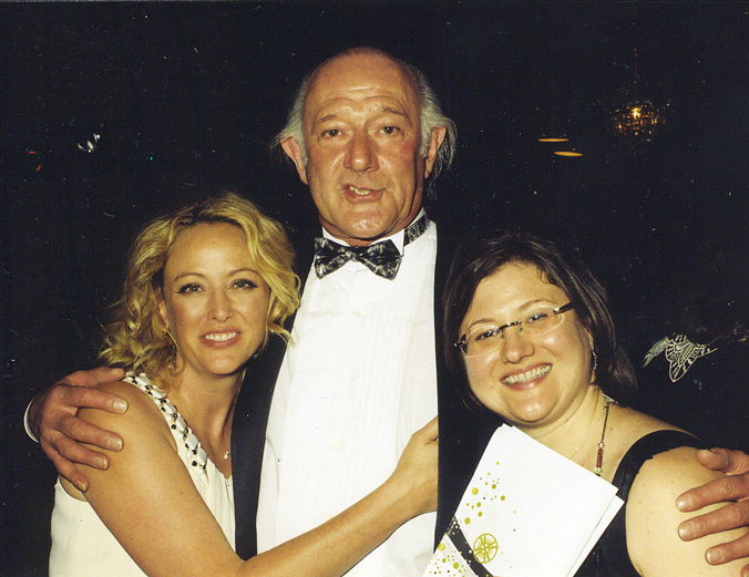 Virginia Madsen, Stan Adams and Jen Green, Artistic Dir. of Piven Theater, at SAG's Anniversary in Chicago