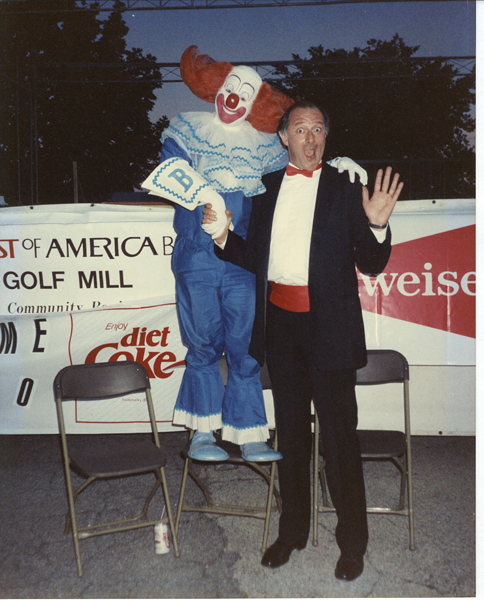 Chicago's Bozo (Joey D'Auria) and Stan Adams Clowning around.