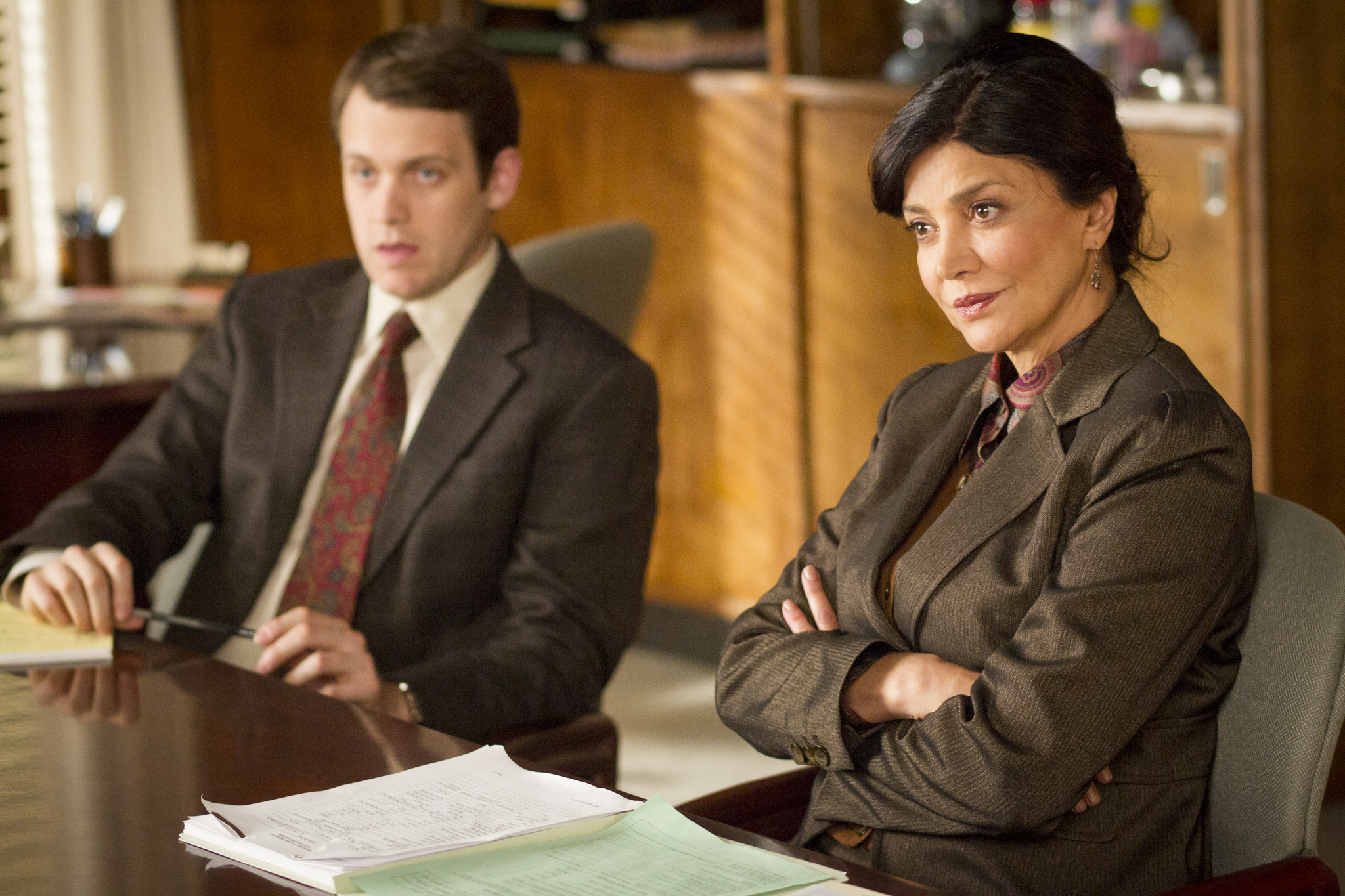 Still of Shohreh Aghdashloo and Michael Arden in The Odd Life of Timothy Green (2012)