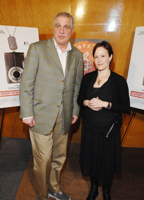 Errol Morris and Julie Ahlberg at event of Standard Operating Procedure (2008)