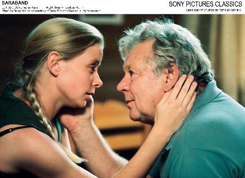 Still of Börje Ahlstedt and Julia Dufvenius in Saraband (2003)