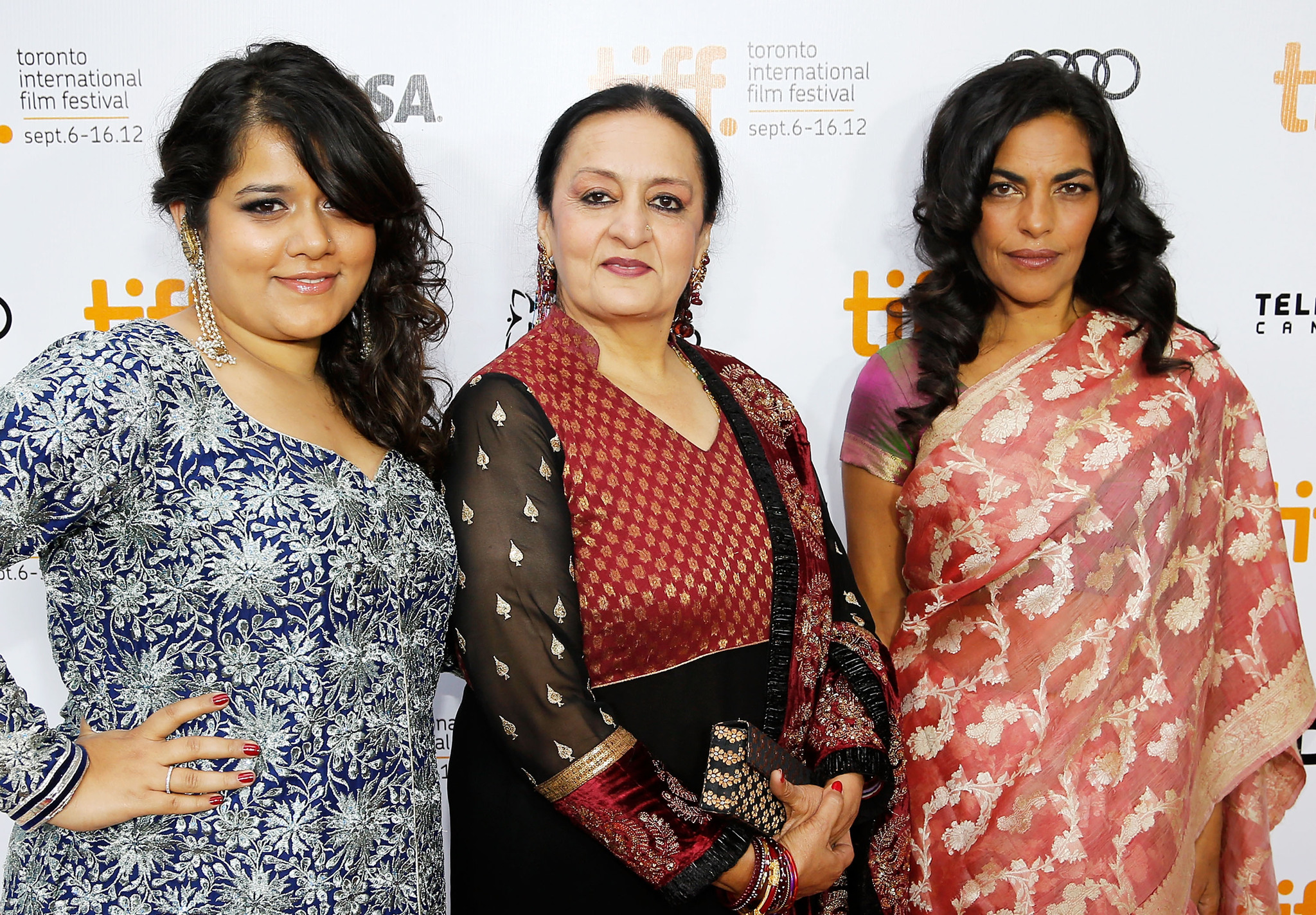 Sarita Choudhury, Dolly Ahluwalia and Shikha Talsania at event of Midnight's Children (2012)