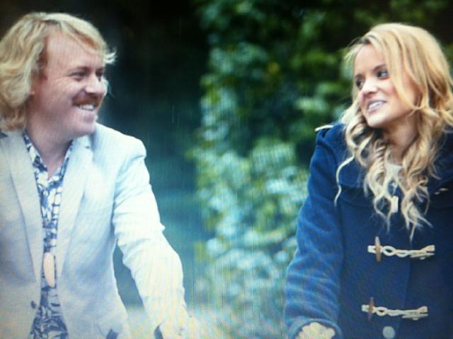 Rosie and Keith on set, Keith Lemon the Film