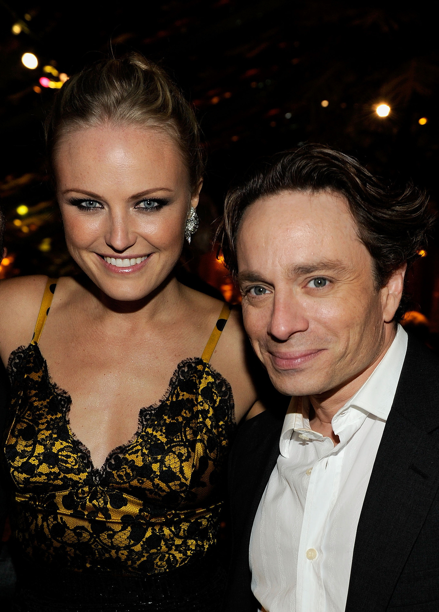 Malin Akerman and Chris Kattan