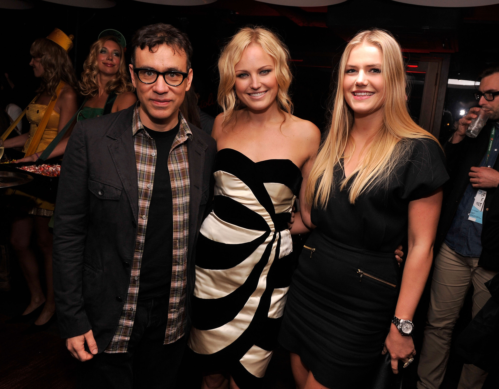 Malin Akerman and Fred Armisen at event of The Giant Mechanical Man (2012)