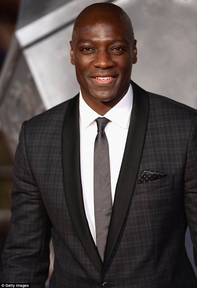 Adewale attends London premiere of THOR the dark world.