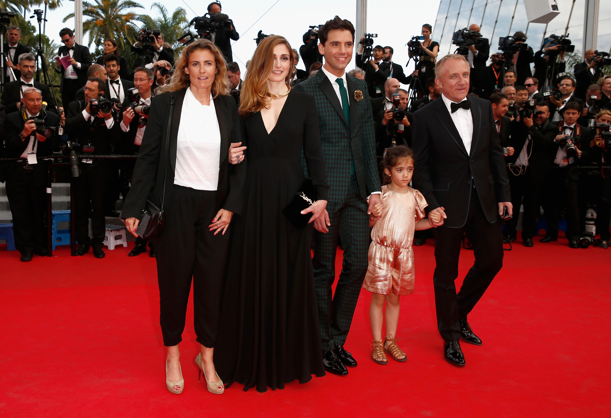 Lisa Azuelos, Julie Gayet and François-Henri Pinault at event of Kahlil Gibran's The Prophet (2014)