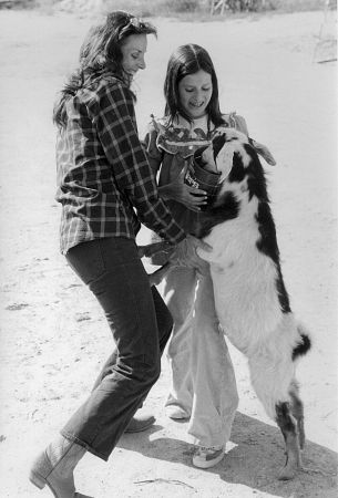 Lee Meriwether with herdaughter Kyle c. 1975