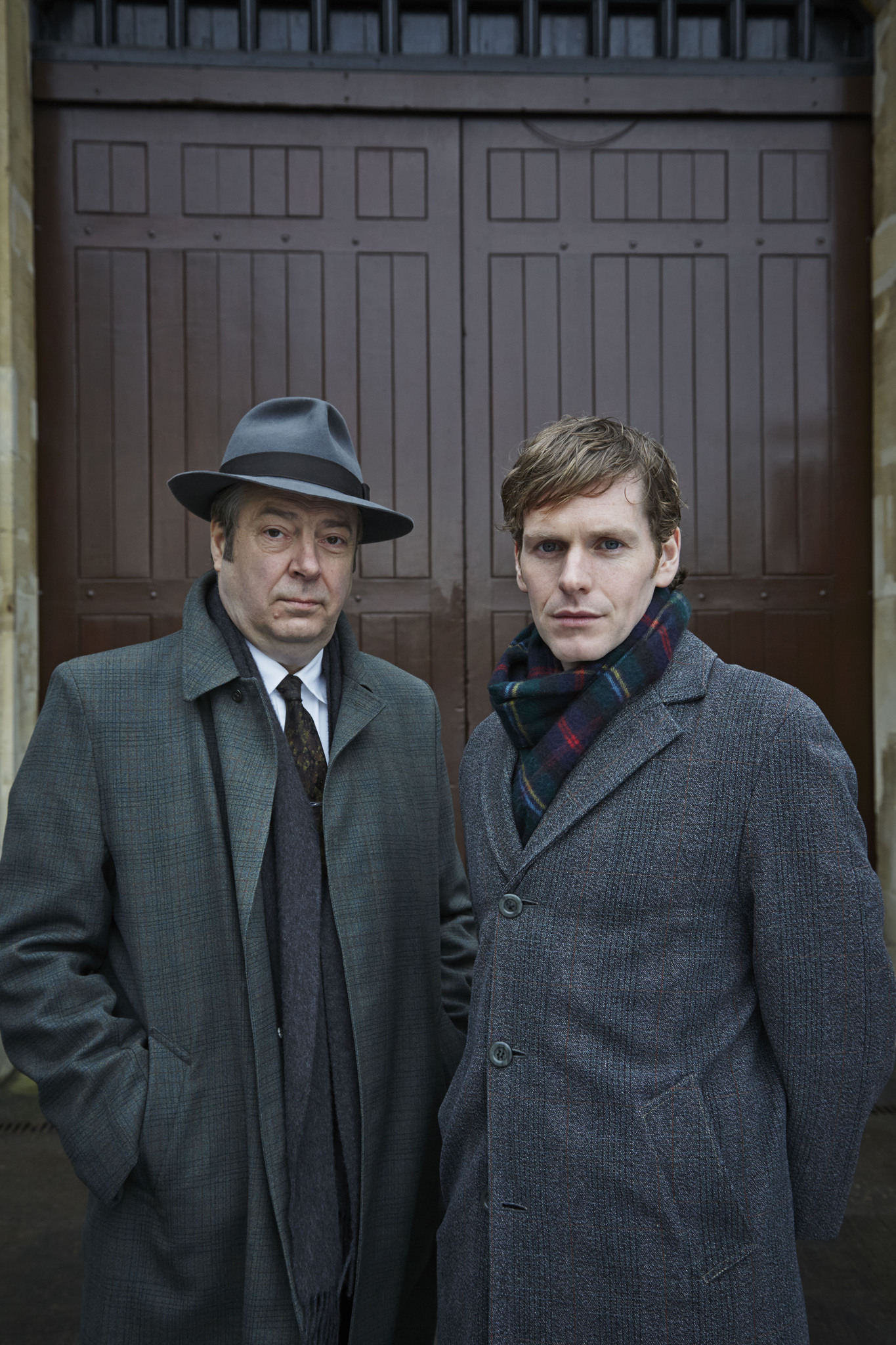 Still of Roger Allam and Shaun Evans in Endeavour (2012)