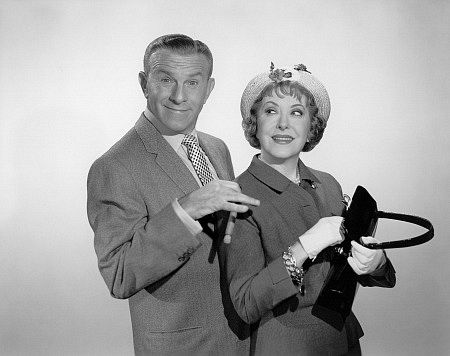 George Burns and Gracie Allen, c. 1956.