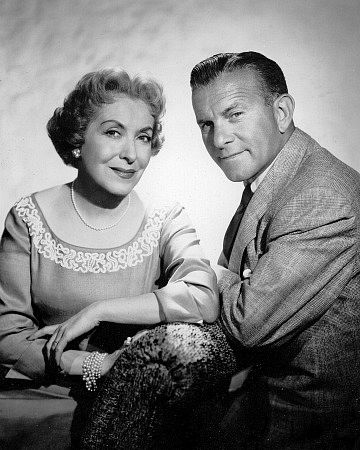 George Burns and Gracie Allen. c. 1952/CBS