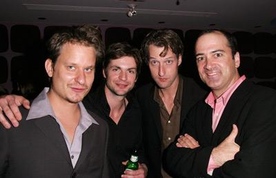 Aaron Woodley, James Allodi, Gale Harold and Matt Servitto at event of Rhinoceros Eyes (2003)