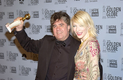 Pedro Almodóvar and Cate Blanchett