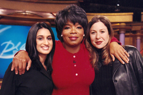 Producer Mary Aloe with Oprah and Princess Meriam Al-Khalifa