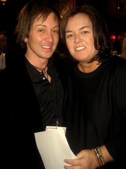 Actor Johnny Alonso and Rosie O'Donnell at Sundance Film Festival